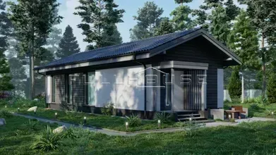 Проект дома для узкого участка до 100м2