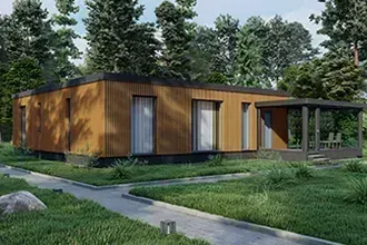 Проект с мастер-спальней Optimus Master Villa 114м2