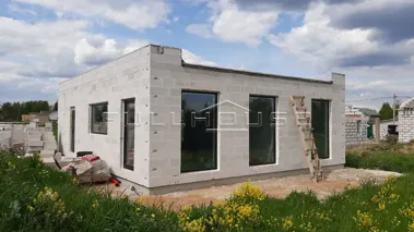 Строительство дома по проекту FH-90WV Windows Villa_15
