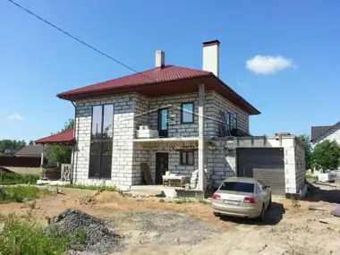 Строительство коттеджа по проекту 55-26_1