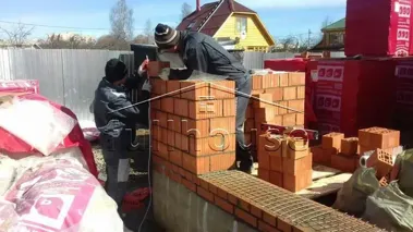 Строительство коттеджа из поризованного кирпича 2,1NF_10