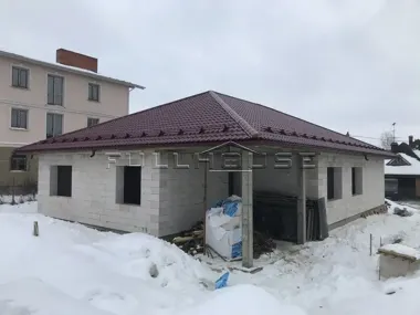 Строительство одноэтажного дома из газобетона FHDom_13