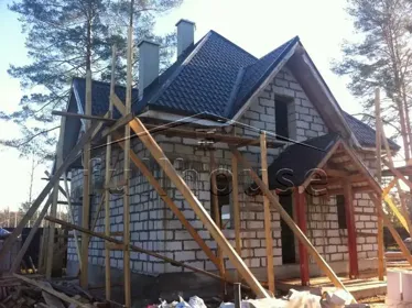 Строительство коттеджа по проекту 55-38