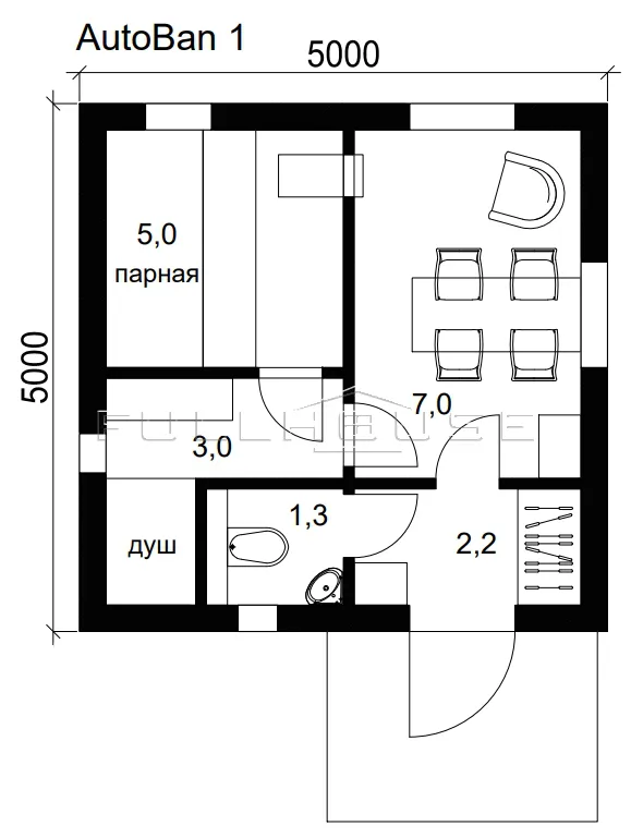 Проект бани Автобан 18_2