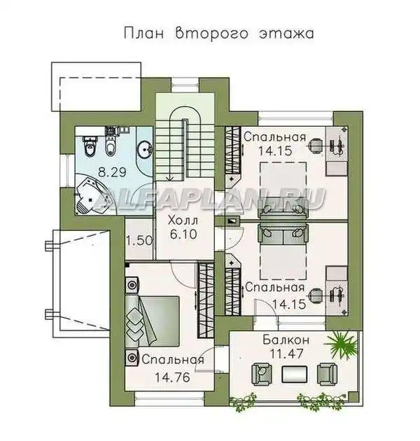 Проект дома 357A Виток спирали_3
