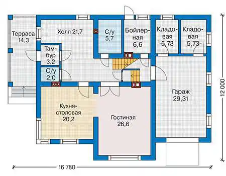 Проект дома 60-45_2