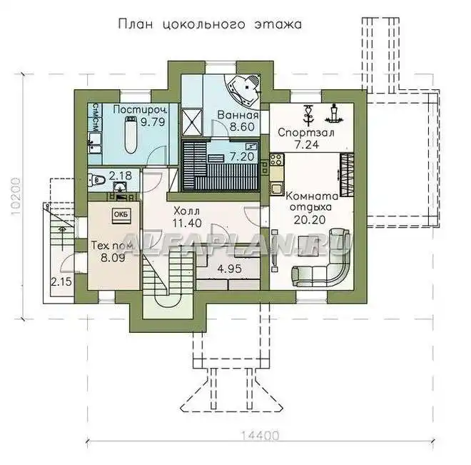 Проект дома 96AC Разумовский_2