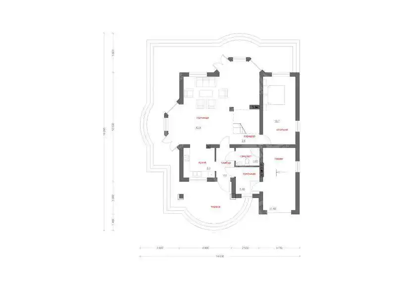 Проект дома Подсолнечник дизайн_5