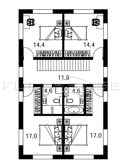 Проект дома Матрица 171_5