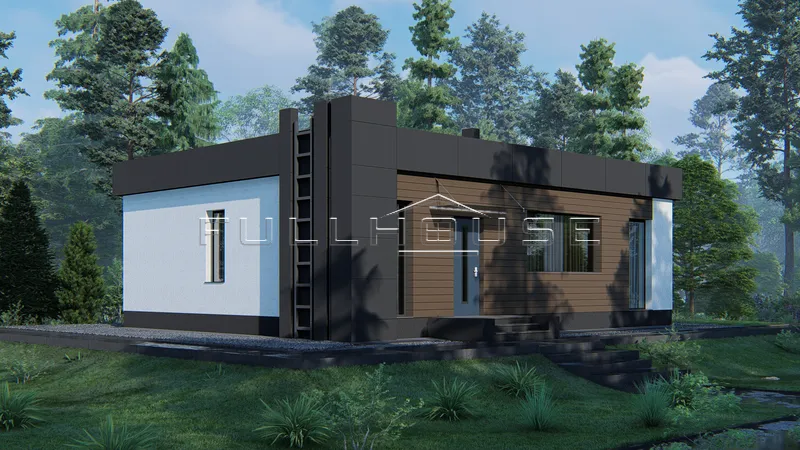 Главная визуализация проекта FH-90WV Windows Villa