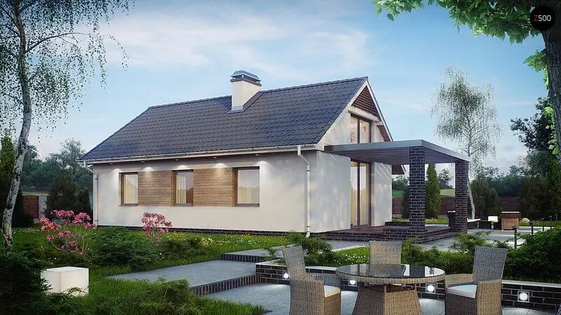 Проект дома из газобетона до 100м2