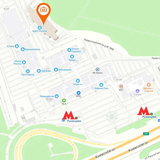 офис на карте москвы